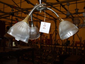 lampadario con tre punti luce