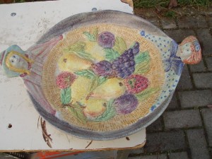 portafrutta sapientemente decorato