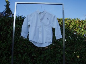 camicia bianca bambino