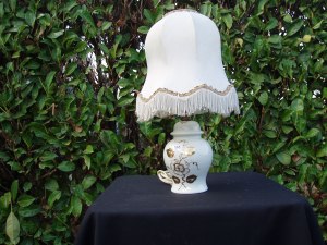 bajour in porcellana bianca