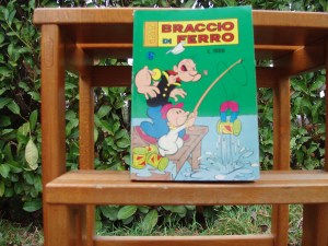 fumetto braccio di ferro pesca