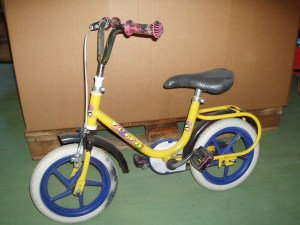 bicicletta bambino gialla