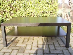 tavolino nero da salotto