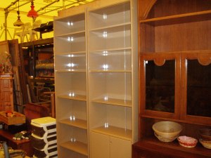 coppia librerie color cachi