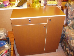 mobile scarpiera marrone basso