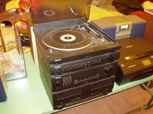 stereo philips particolare giradischi
