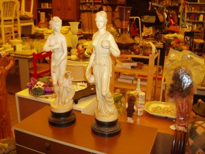 coppia statue matrone romane