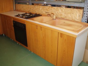 vista tratto lineare cucina 3,9 mt