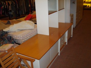 particolare del soggiorno da 220 cm