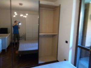 ante scorrevoli a specchio lato dx