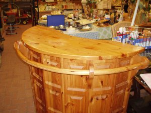 mobile bar taverna vista frontale maniglione