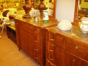 coppia comò d'epoca