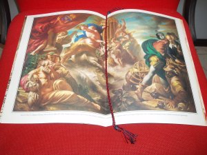 calendario carabinieri 1993 pagina centrale dipinto di Bruno D'arcevia, "allegoria d'europa"